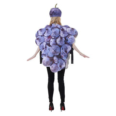 Unisex Erwachsene Frucht Traube Cosplay Kostüm Outfits Halloween Karneval Anzug