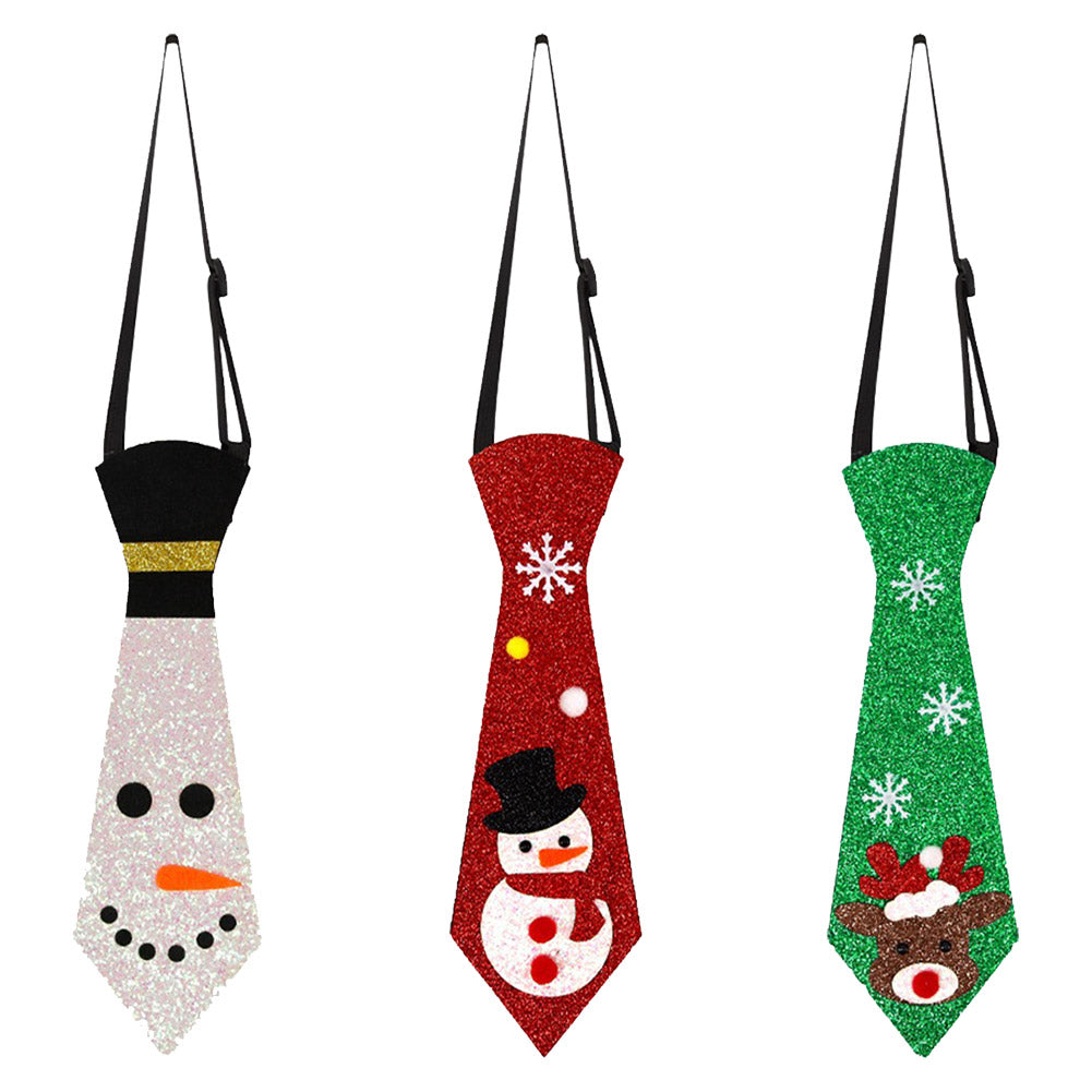 unisex Schneemann Weihnachten Krawatte Krawatten für Erwachsene Shirt Weihnachten Party Geschenke